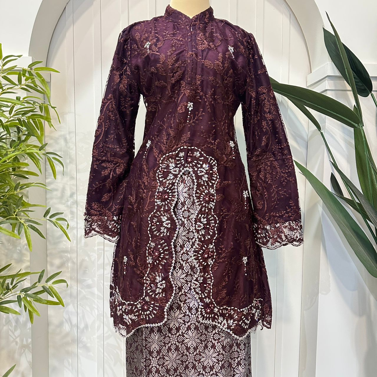 NIRMALA LUXE RAYA 2026 BAJU KURUNG KLASIK MANIK JAHIT EXCLUSIVE - Image 6