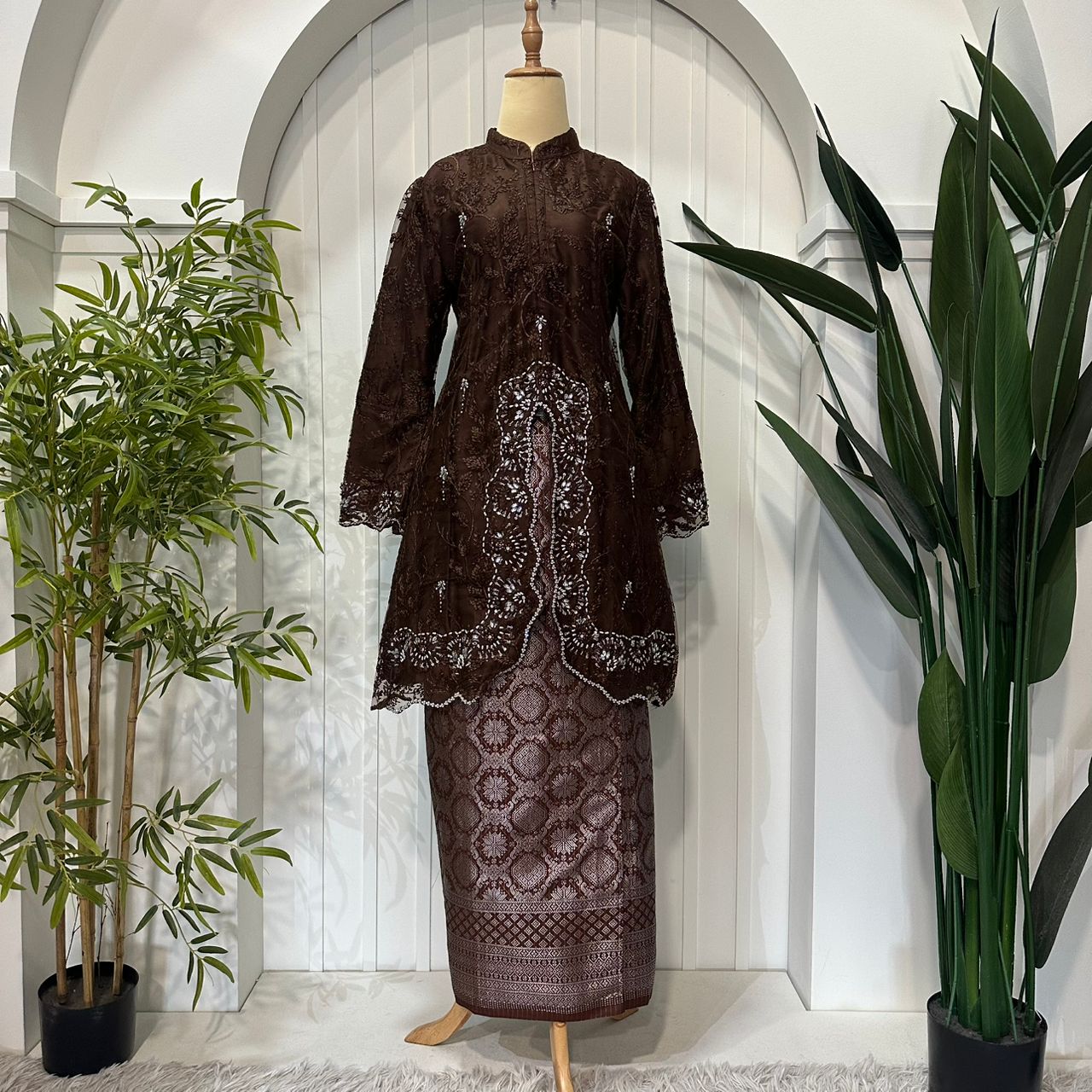 NIRMALA LUXE RAYA 2026 BAJU KURUNG KLASIK MANIK JAHIT EXCLUSIVE - Image 9