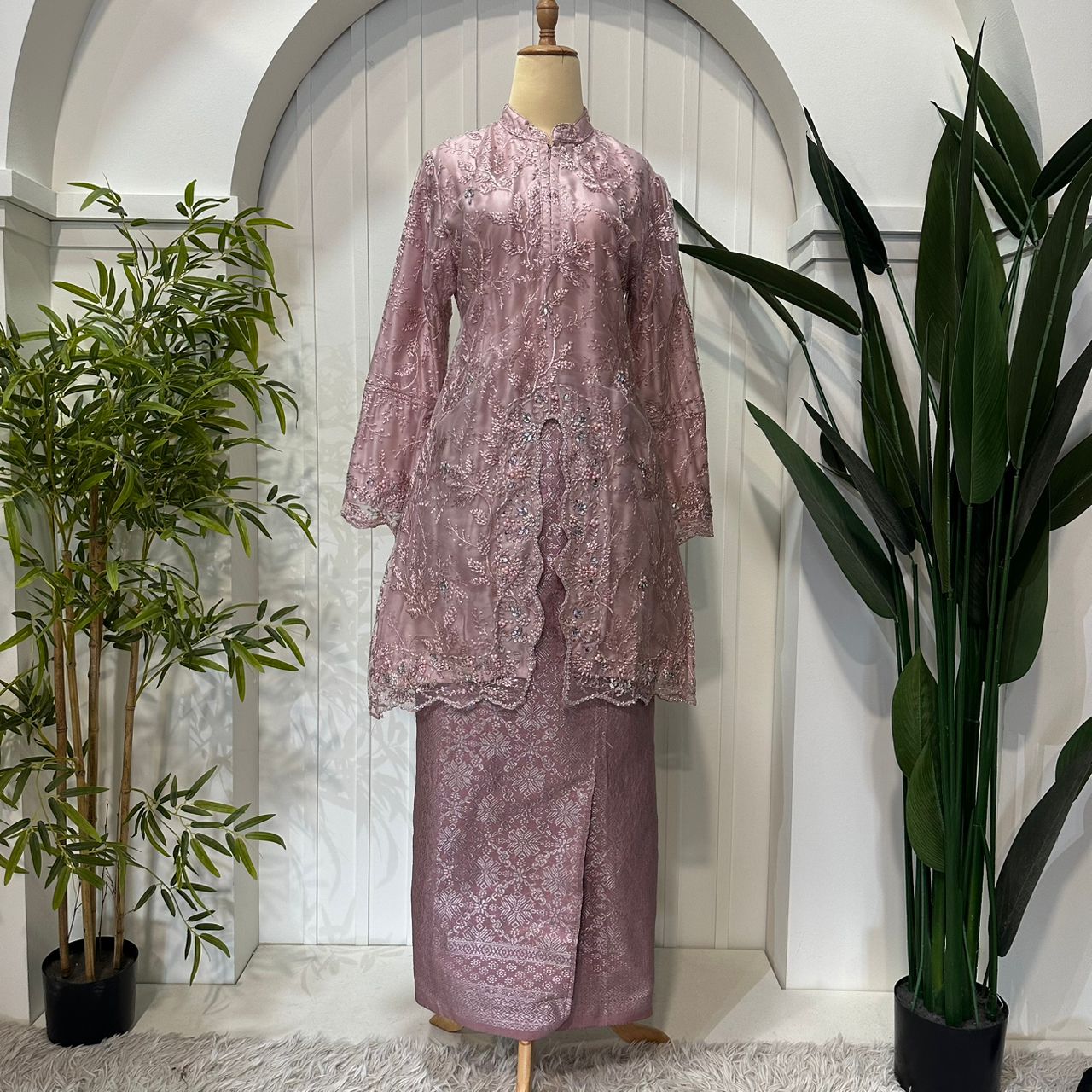 NIRMALA LUXE RAYA 2026 BAJU KURUNG KLASIK MANIK JAHIT EXCLUSIVE - Image 11